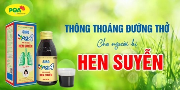 Siro PQA Hen suyễn: Hơi thở khỏe mạnh từ bài thuốc cổ truyền Định Suyễn Thang